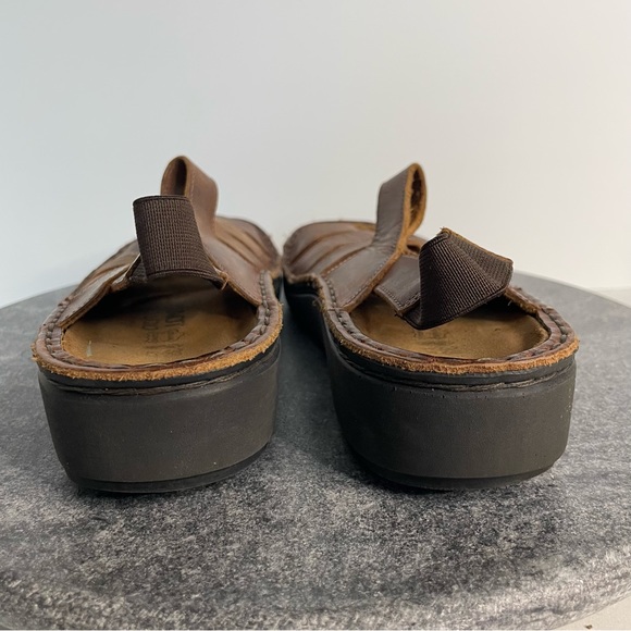 Naot Dark Brown Leather Strappy Sandals 38 - Picture 8 of 12